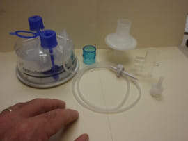 Setup of Respiratory Circuits for bubble CPAP 